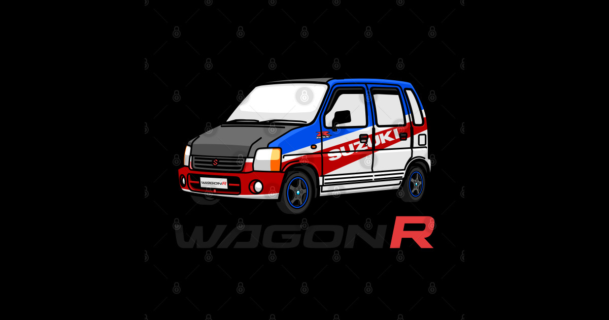 Suzuki Wagon R Racing Livery - Suzuki - Posters and Art Prints | TeePublic