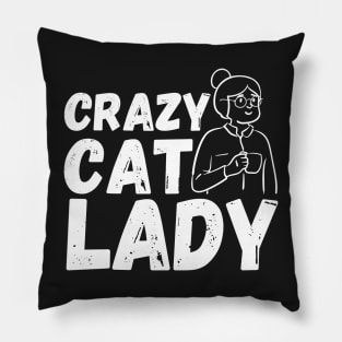 Crazy Cat Lady Pillow