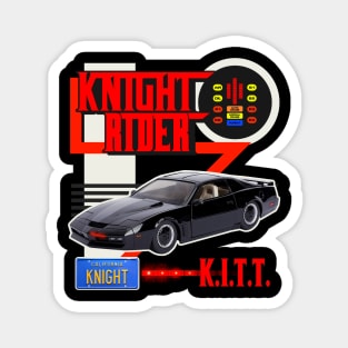 Knight Rider KITT Car Racing Style Design Magnet