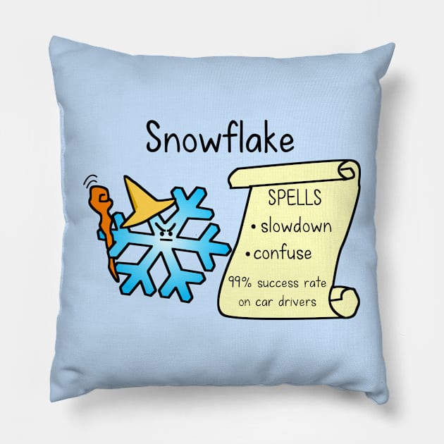 Ice mage Pillow by hungryfatcat