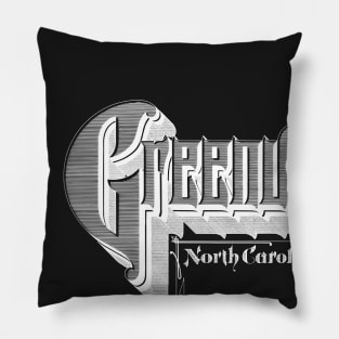 Vintage Greenville, NC Pillow