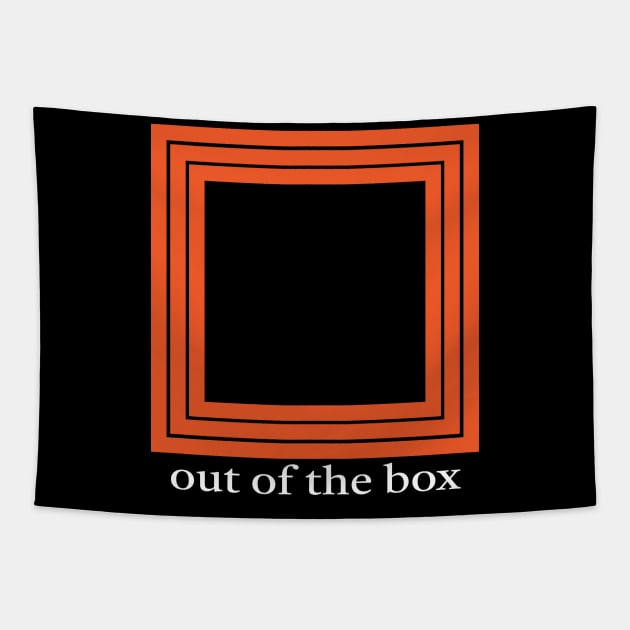 Out Of The Box Tapestry by Aisiiyan