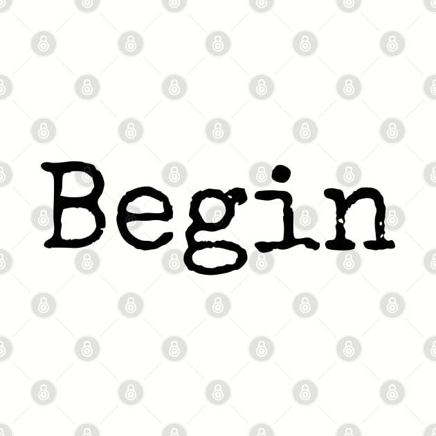 Begin Again - Start Each Day Fresh by ActionFocus