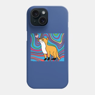 Sweet Retro Vintage Cartoon Fox Phone Case