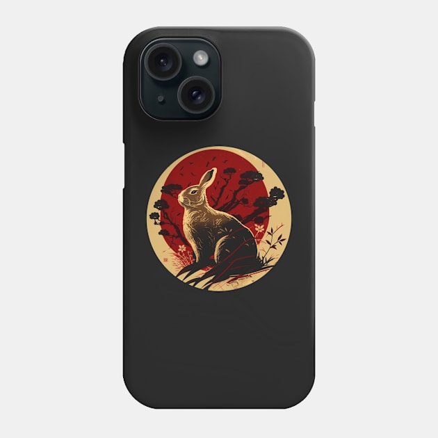 Year of the Rabbit - Sitting Pretty Phone Case by BeachBumPics