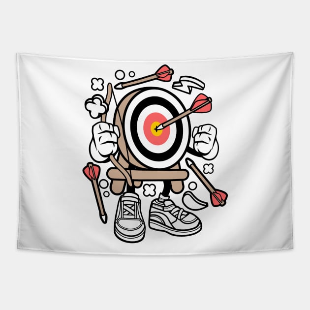 Archery Target Tapestry by Eoli Studio