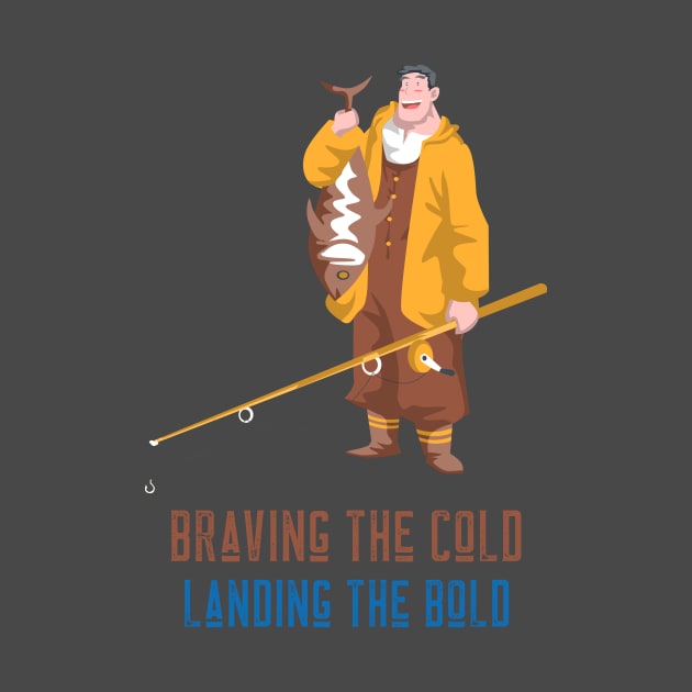 Braving the Cold Landing the Bold Ice Fishing by ThreadSupreme