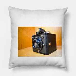 the vintage camera film ecopop photograph museum art Pillow