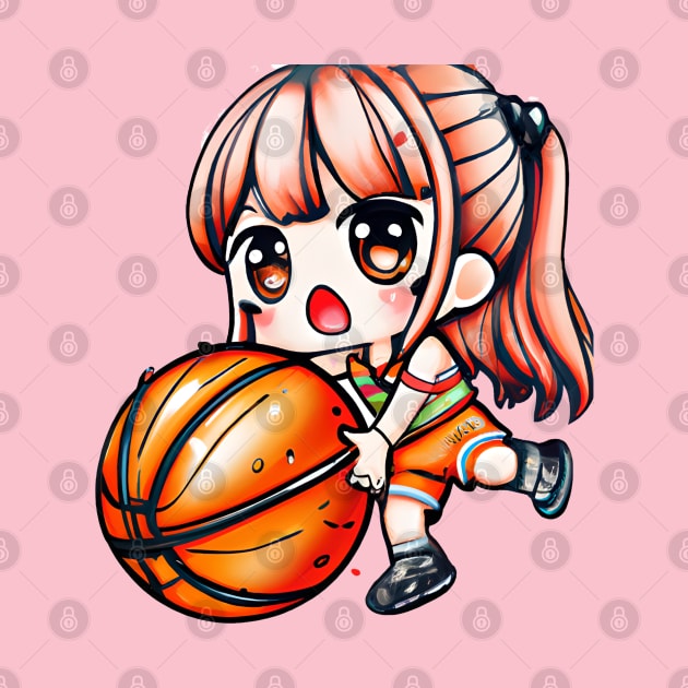 Basketball Girl by masksutopia
