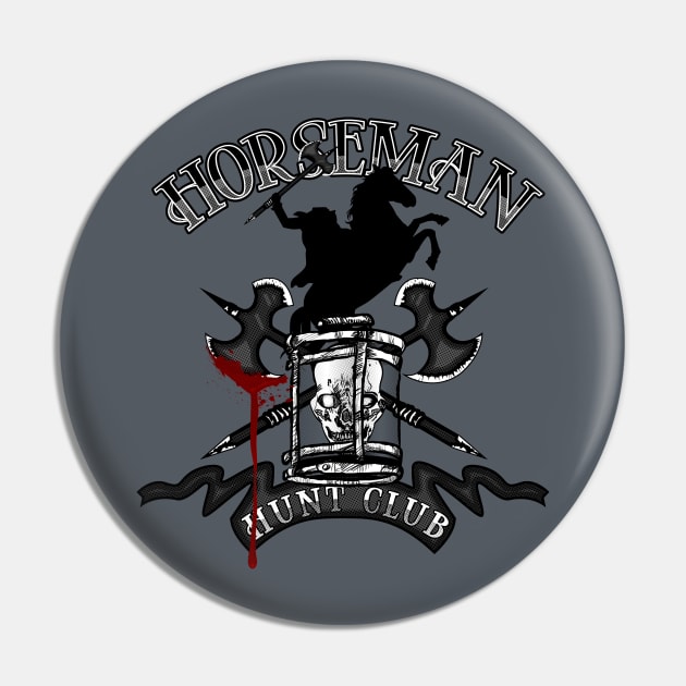 Horseman Hunt Club Pin by DoodleHeadDee