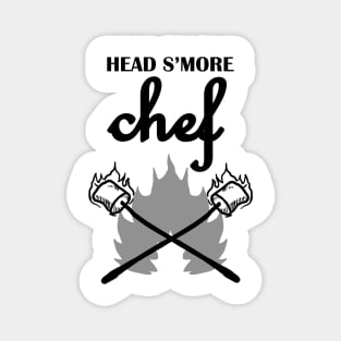 Head S'more Chef Magnet