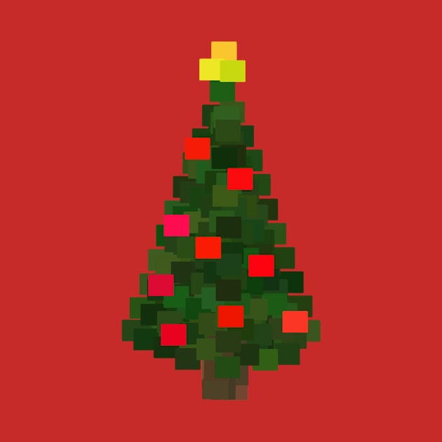 pixel christmas tree by yigitbayram