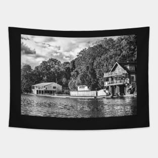 Thames Boathouses at Caversham Tapestry