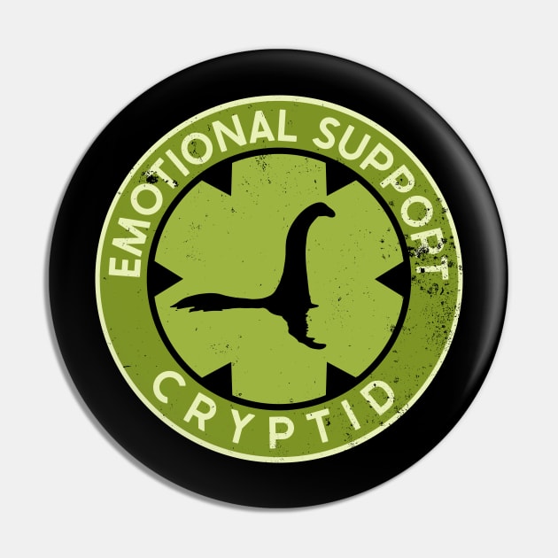 Emotional Support Nessie Pin by nickbeta