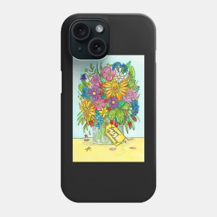 Happy Birthday Bouquet Phone Case