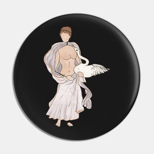 Ladies of the Villa of Ariadne - Leda sticker Pin