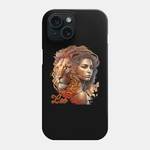 Leo Zodiac Sign Woman Phone Case by SassyElevate2