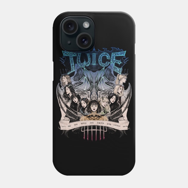 Twice Metal Ver. 1 Phone Case by BeeboJam