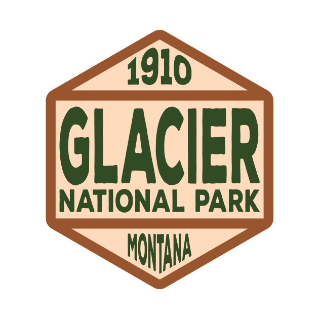 Glacier National Park badge by nylebuss