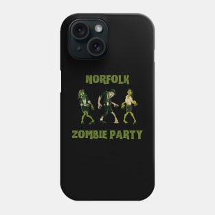 Norfolk Zombie Party - Green Phone Case