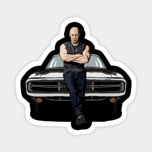 Domenic Torento's Dodge Charger Magnet