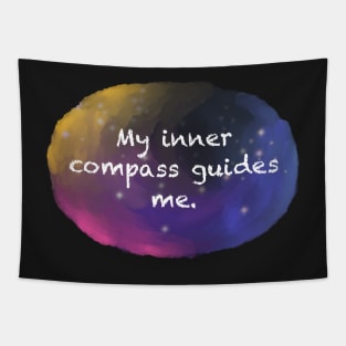 Inspirational affirmation Sticker Tapestry