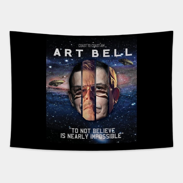 Art Bell Coast To Coast AM 2 Tapestry by KMNDRS