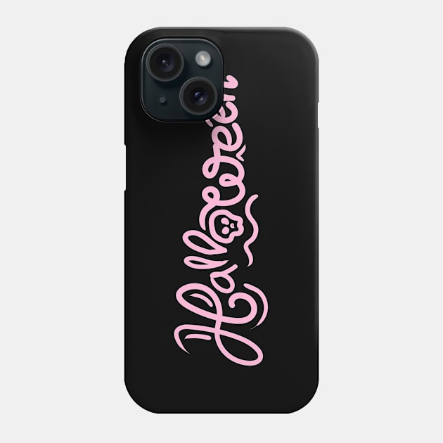 Halloween - Hand Lettering Phone Case by EraserArt