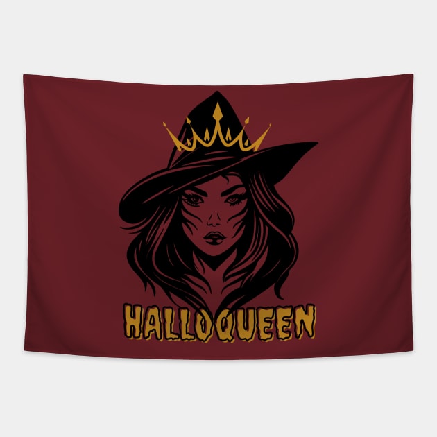 Halloqueen Tapestry by JT Digital