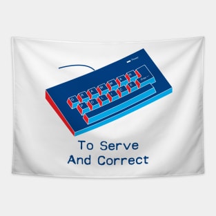 Grammar Police - To Serve and Correct Tapestry