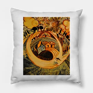 Kick at the darkness till it bleeds daylight Pillow