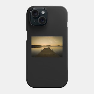 Sunrise on lake Phone Case