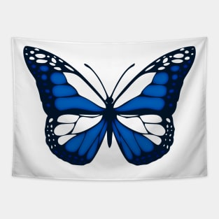 Scottish Flag Butterfly Tapestry