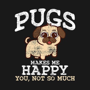 Embrace Your Love For Pugs With This Unique Design T-Shirt