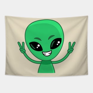 Cute Alien Tapestry