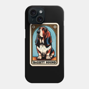 Basset Hound Tarot Card Phone Case