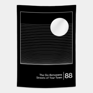 The Go-Betweens / Minimalist Artwork Design Tapestry