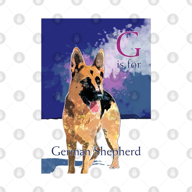 G is for German Shepherd by Ludwig Wagner