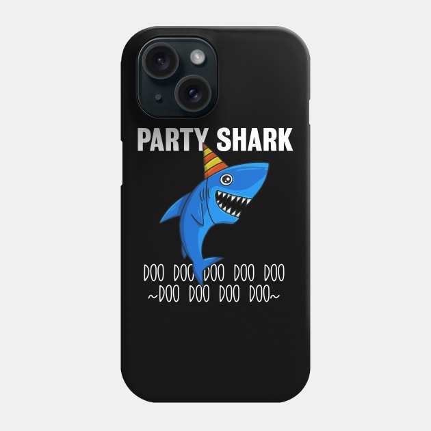 Party Shark Doo Doo Phone Case by razlanisme