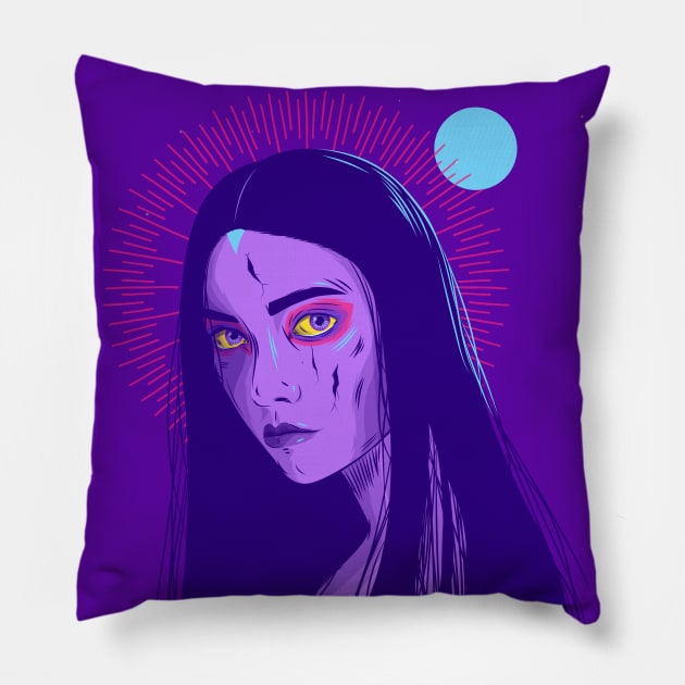 Spooky Pillow by Priscila Floriano