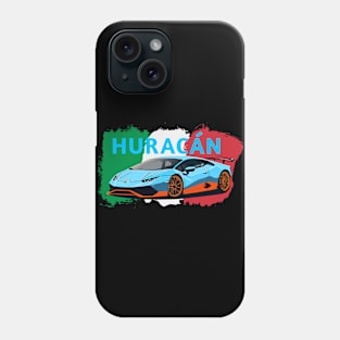 Lamborghini huracan performante with Italy flag Phone Case