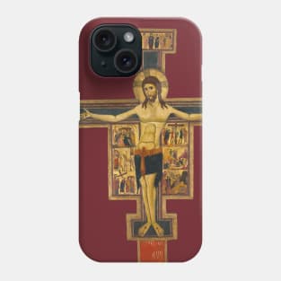 Crucifixation of Jesus Christ - 13th century Phone Case