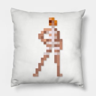 Leeloo low-res pixelart Pillow