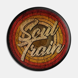 arjunthemaniac, circle retro faded Soul Train Pin