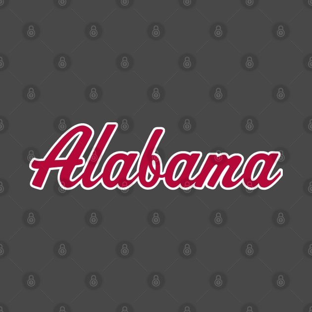 Alabama Script by twothree