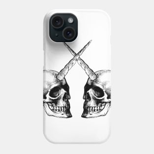 Unicorn Skull Gemini Phone Case