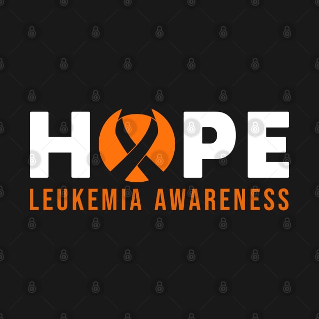 ORANGE LEUKEMIA RIBBON HOPE by JWOLF