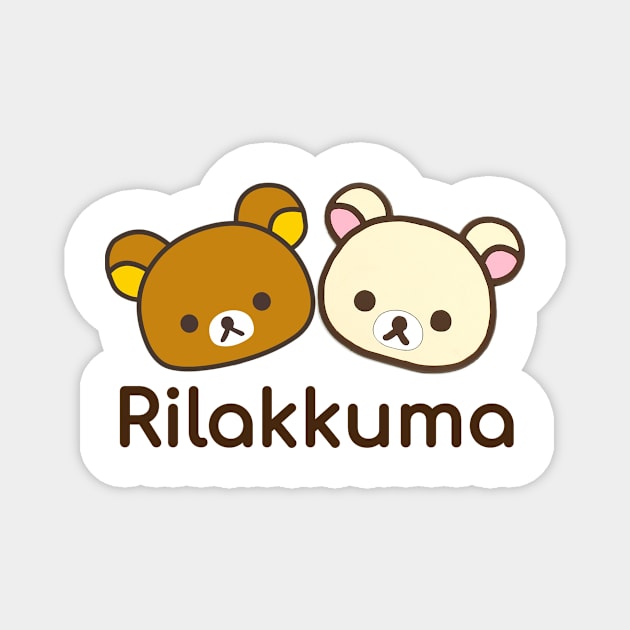 Rilakkuma and Korilakkuma Magnet by cutie_eyes