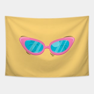 Cute beach sunglass design Tapestry