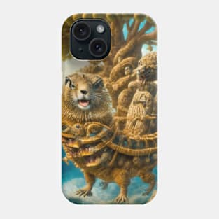 groundhog tree ship Phone Case